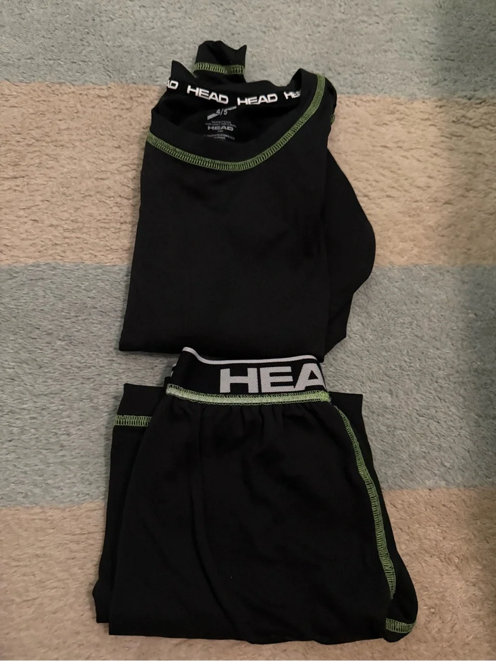 HEAD Black Base Layer Set